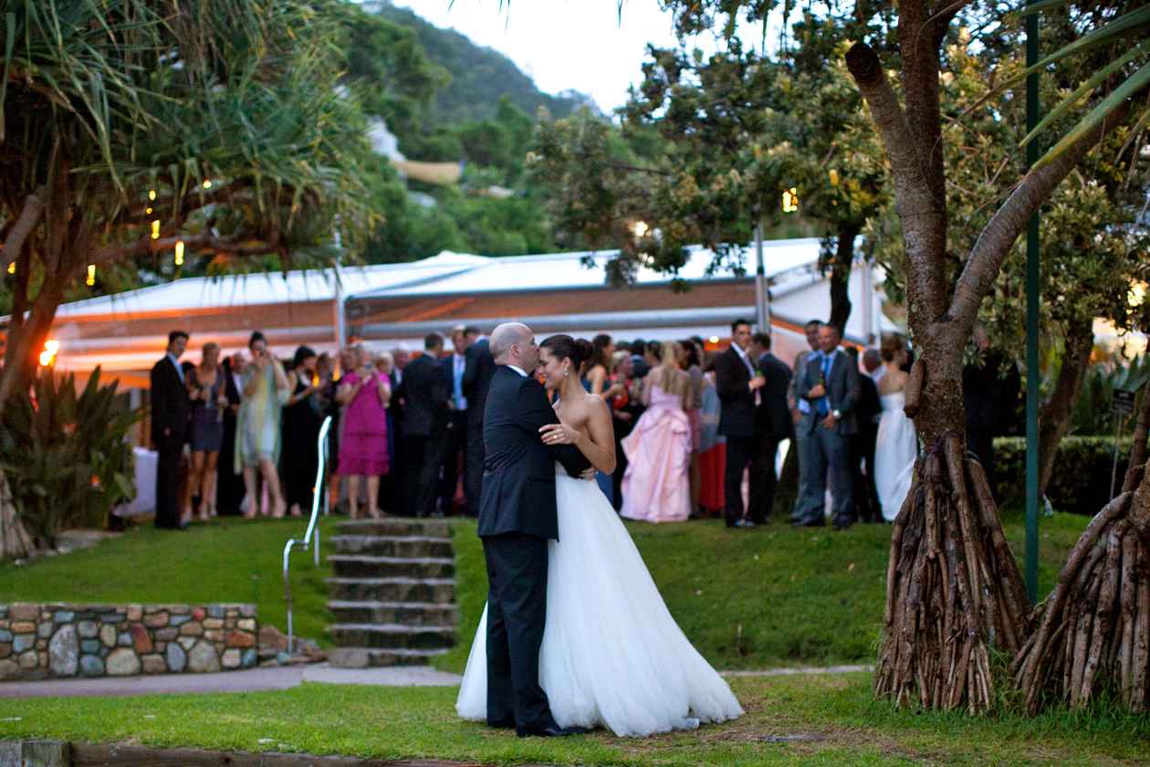 Kate and Timothy at Sails Restaurant