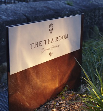 Anya and Paul at The Tea Room, Gunner's Barracks