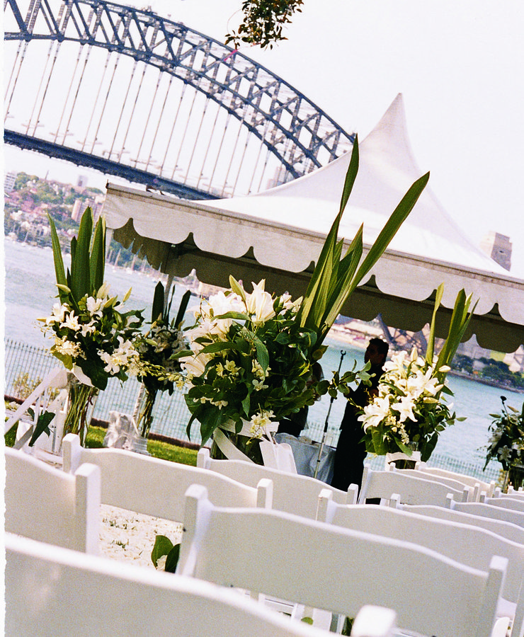 Priscilla and David at Bennelong Lawn, Royal Botanic Gardens