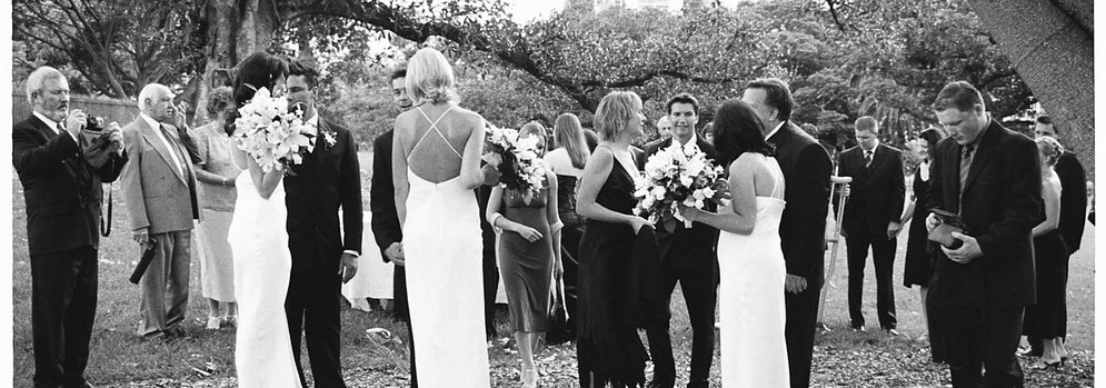 Priscilla and David at Bennelong Lawn, Royal Botanic Gardens