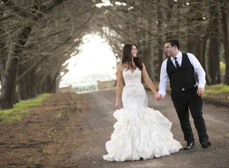 Stephanie & Joseph at Baie Wines