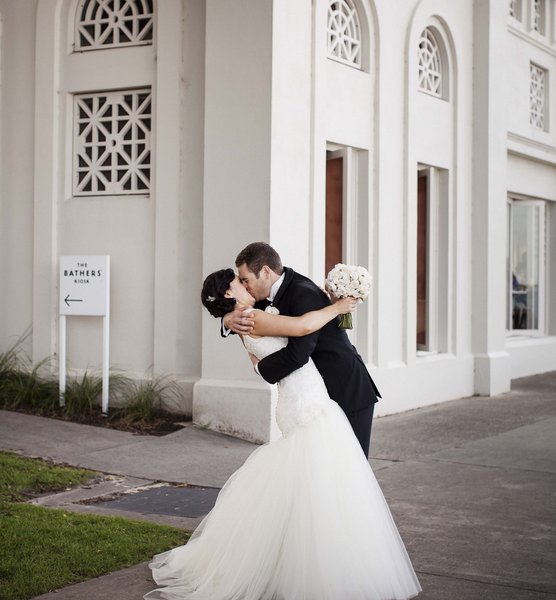 Rosanna and Patrick at The Bathers’ Pavilion