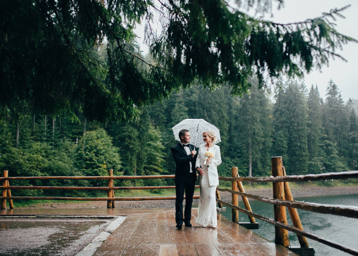 Rainy Wedding Day