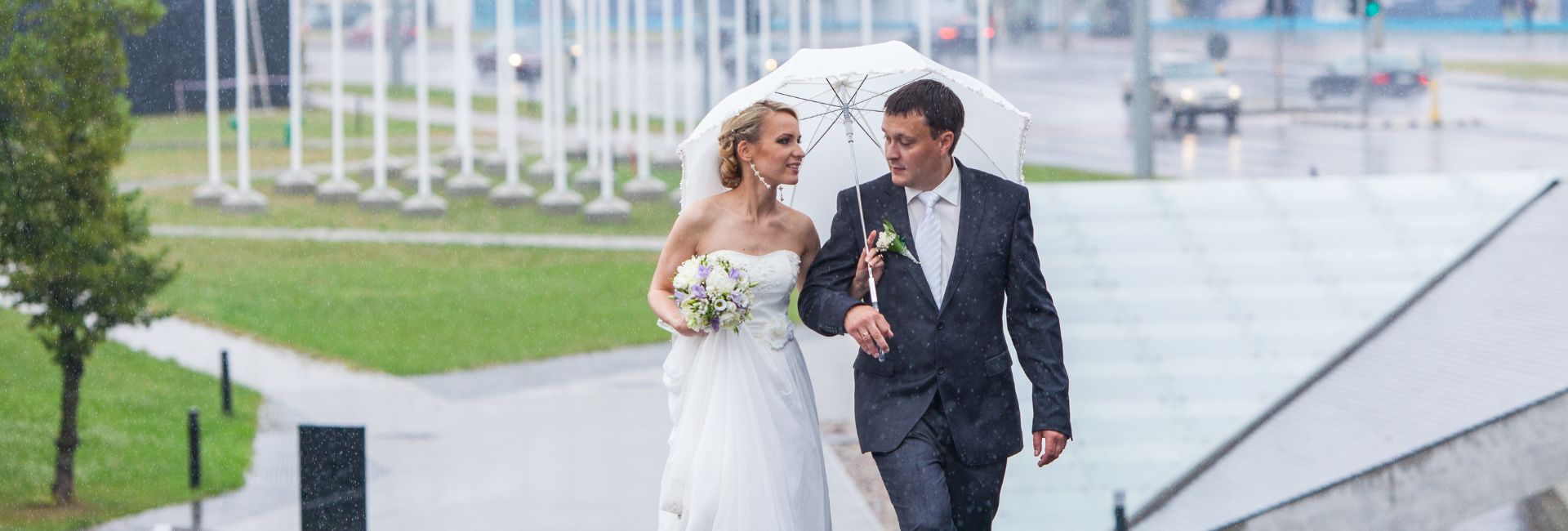 Rainy Wedding Day