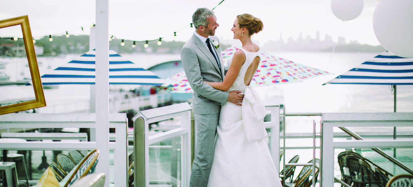 Alarna and Tim at Watsons Bay Boutique Hotel