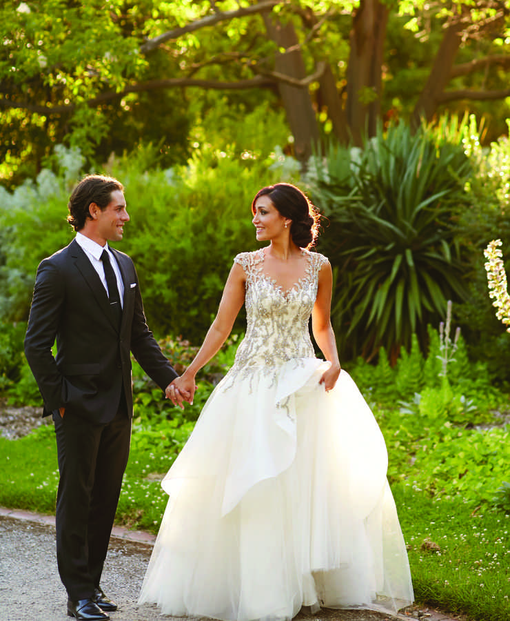 Romi's Elegant Wedding Dress by Mathieu Salem
