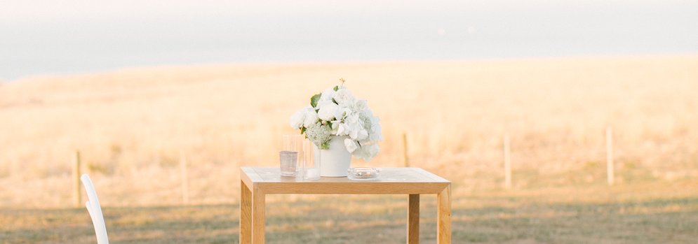 Wedding Tables - Nadia and James Bartel Wedding at Baie Wines