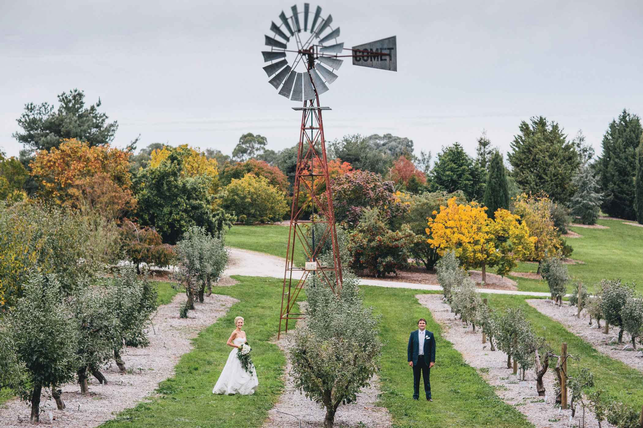 Verity and Nick at Orange Botanic Gardens