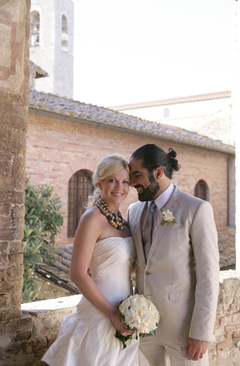 Sarah and Allan at Castello di Tizzano