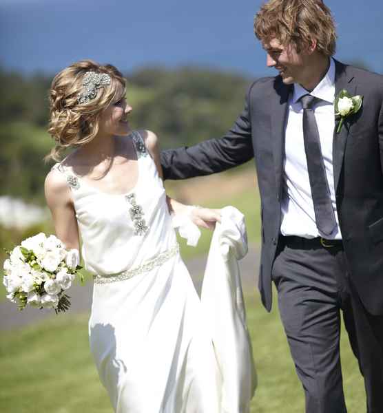 Rebecca and James at Terrara House Estate