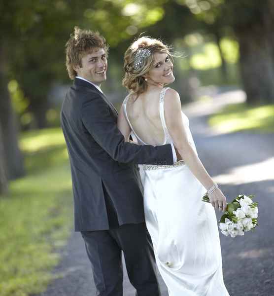 Rebecca and James at Terrara House Estate