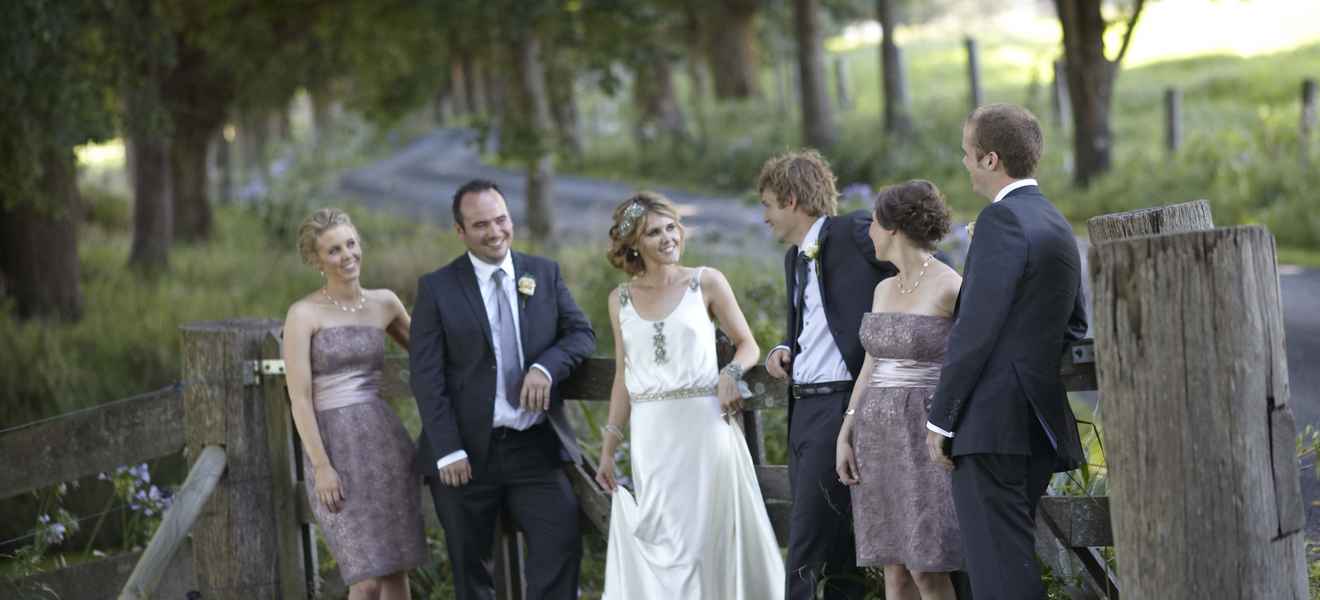 Rebecca and James at Terrara House Estate