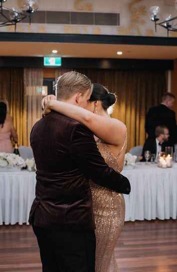 Rachel and Sean at Hotel Kurrajong