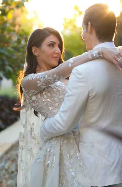 Wedding Dress by Paolo Sebastian at Real Weddings