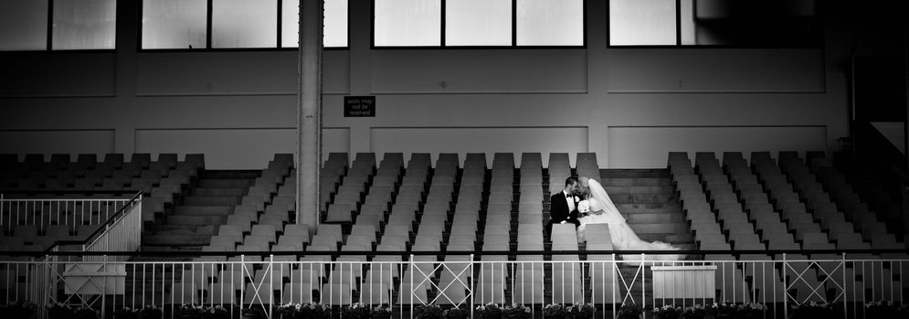 Christina and John at Flemington The Event Centre