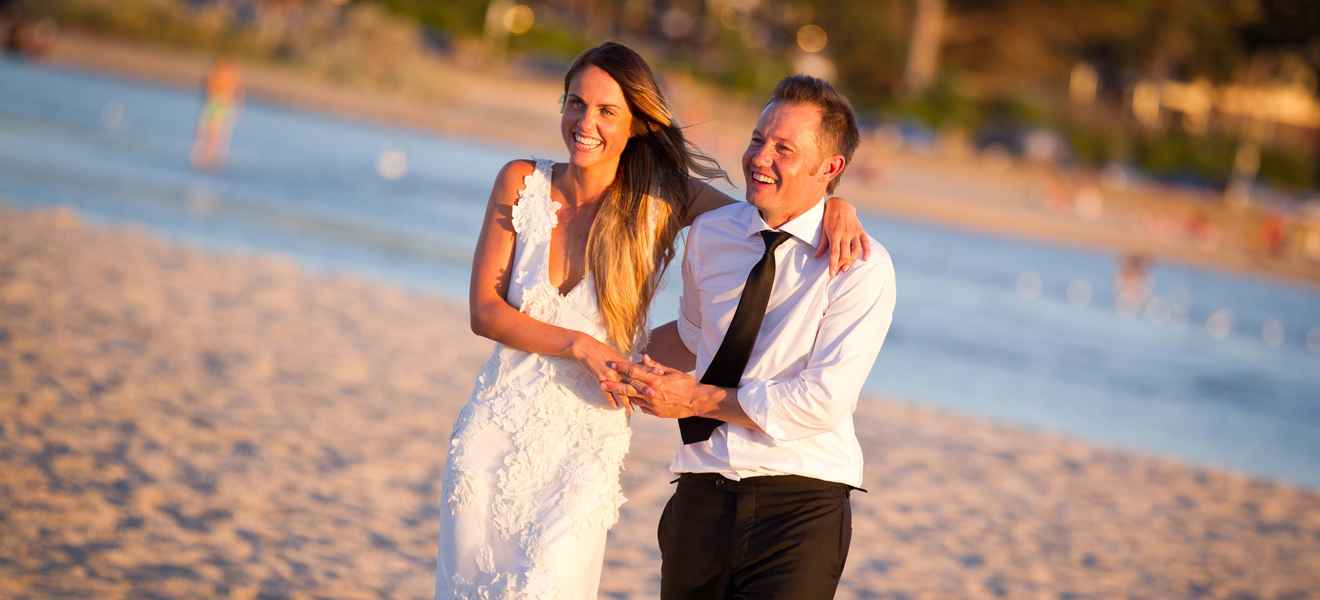 Emily and David at West Beach Bathers Pavilion