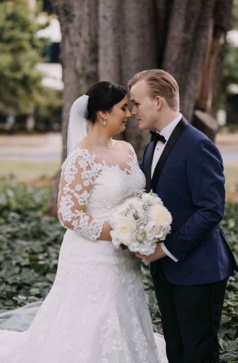 Rachel and Sean at Hotel Kurrajong