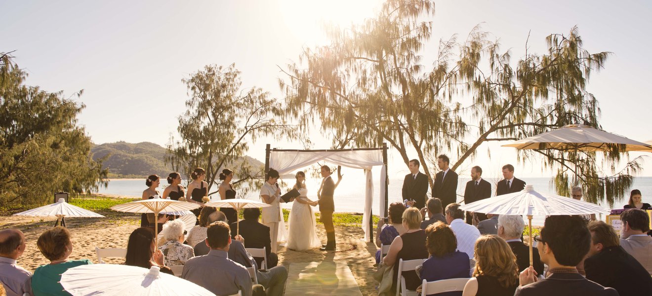 Kristina and Shane at Lotus House, Magnetic Island