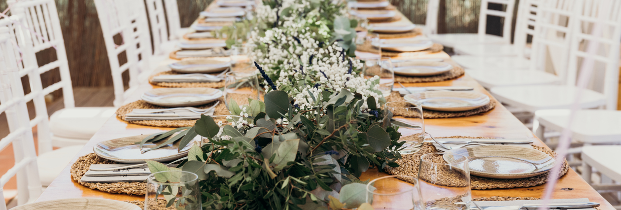 Winter wedding decoration