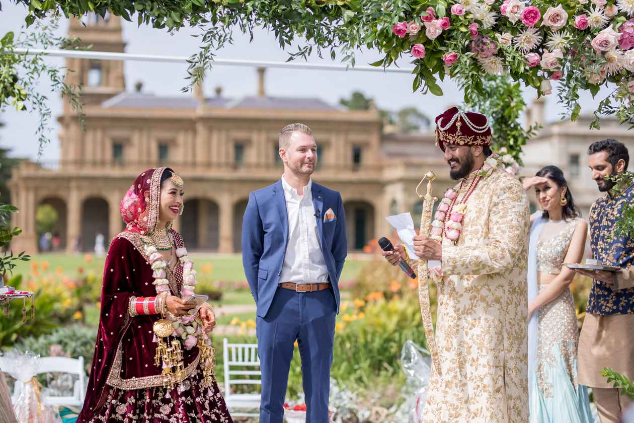 Chandrika and Arwinder at The Refectory Werribee by Bursaria