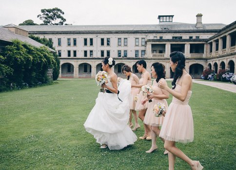 Alice and Kien at Mansion Hotel & Spa at Werribee Park