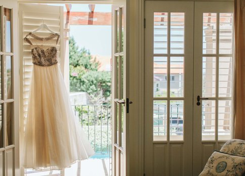 Wedding Dress by Collette Dinnigan at Real Weddings