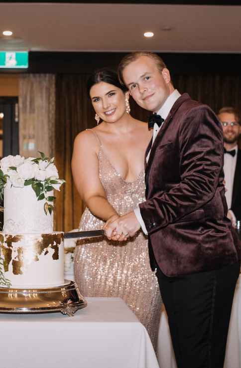 Rachel and Sean at Hotel Kurrajong