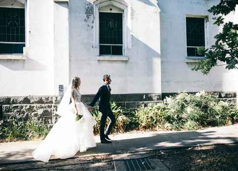 Brigitte and Angus at Abbotsford Convent