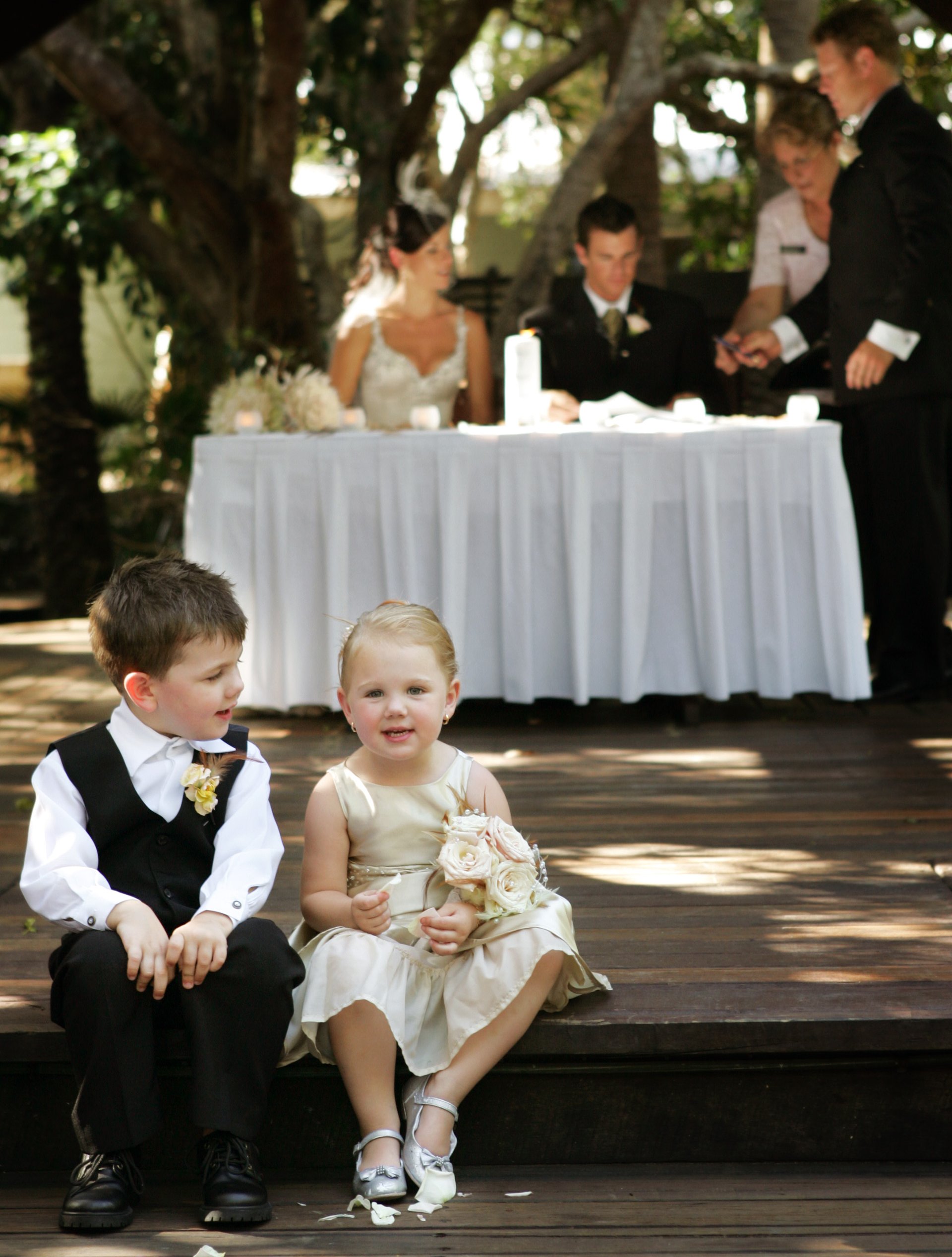 Shayle and Wayde at Couran Cove Resort
