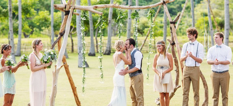 Jess and Mathew at Pondok Santi Estate