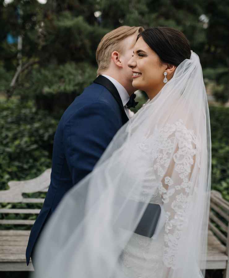 Rachel and Sean at Hotel Kurrajong