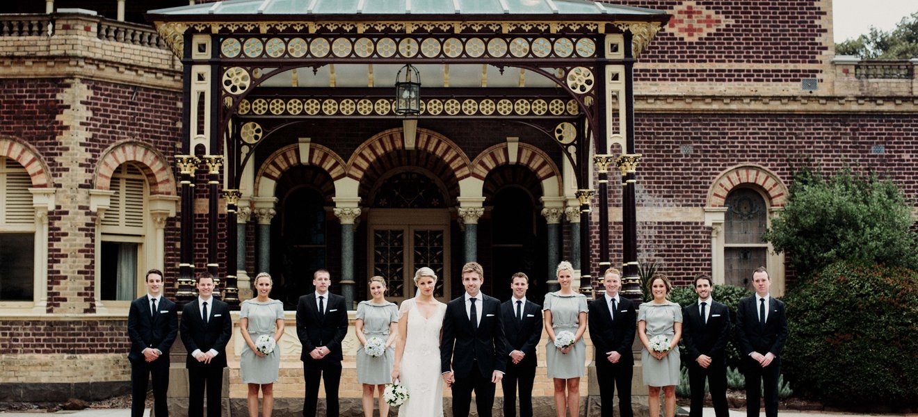 Jess and Michael at RipponLea Estate