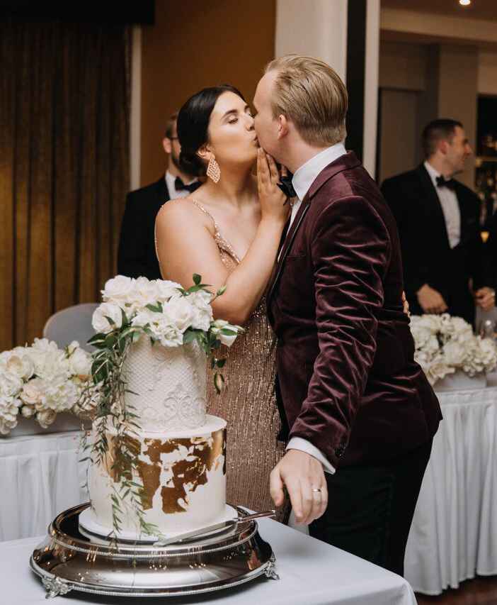 Rachel and Sean at Hotel Kurrajong