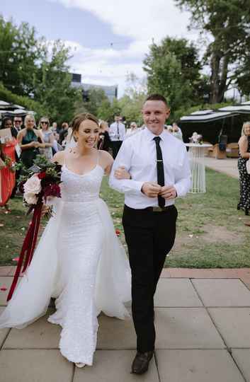 Peter and Rosalyn at Hotel Kurrajong