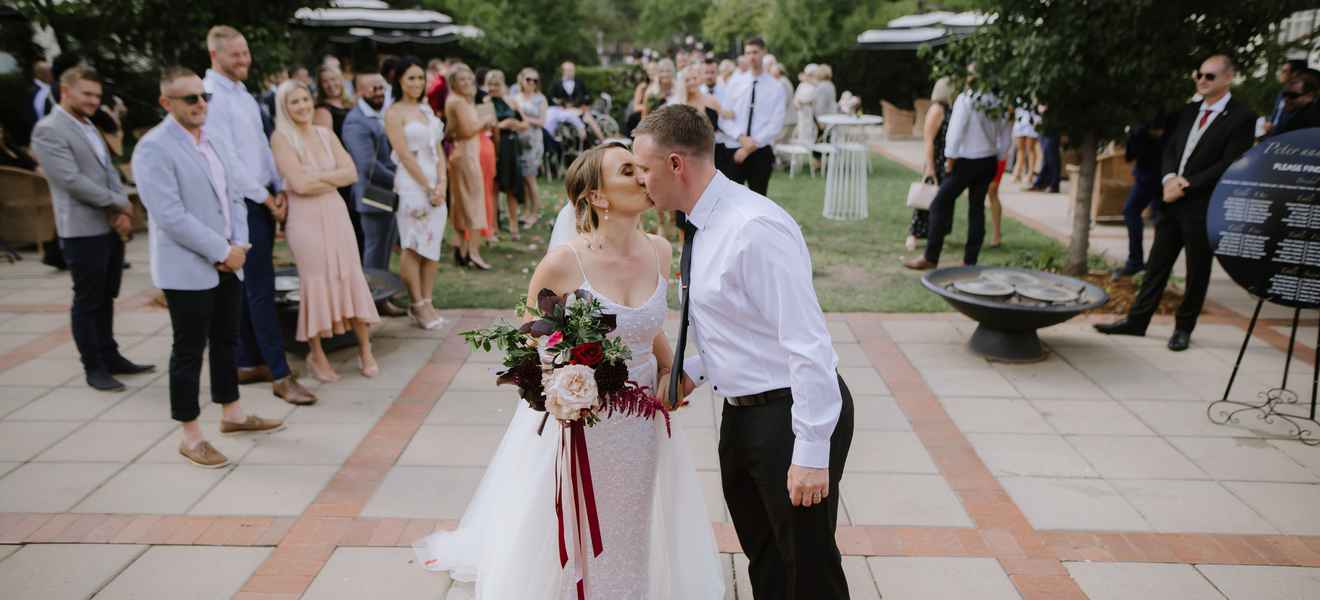 Peter and Rosalyn at Hotel Kurrajong