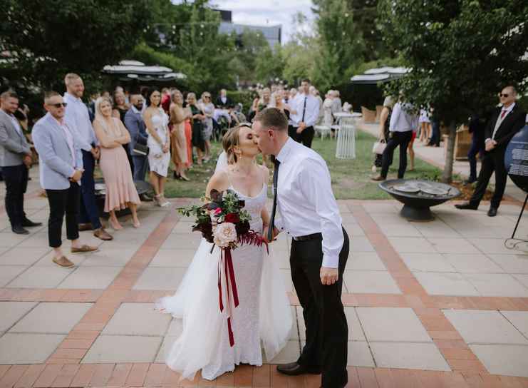 Peter and Rosalyn at Hotel Kurrajong