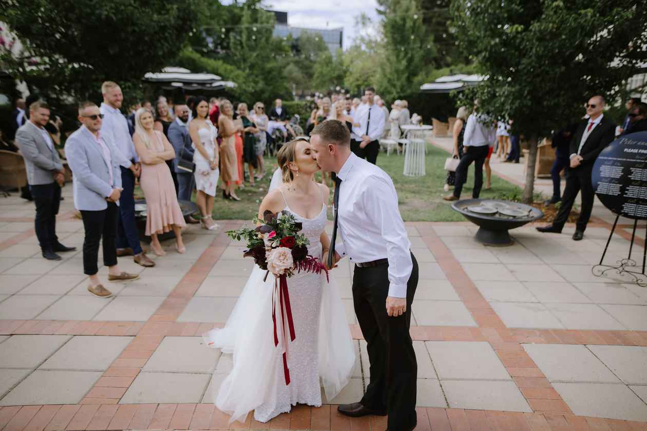 Peter and Rosalyn at Hotel Kurrajong