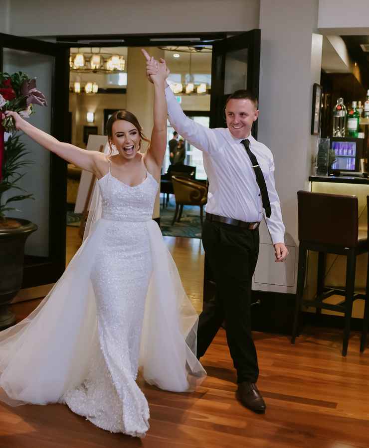 Peter and Rosalyn at Hotel Kurrajong