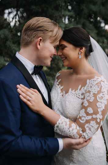 Rachel and Sean at Hotel Kurrajong