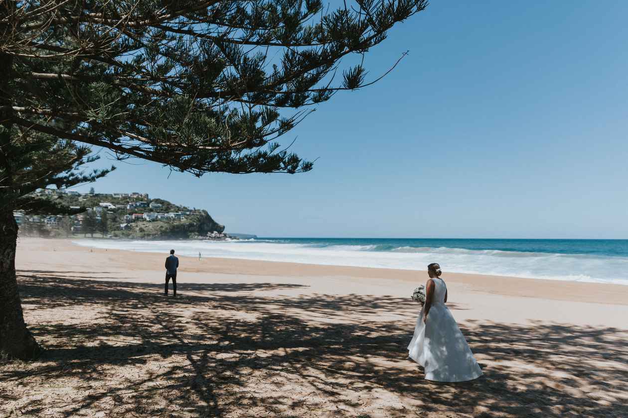 Sarah and Sam at Jonah's Whale Beach