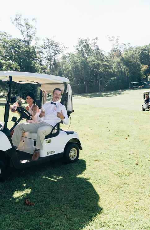 Rebecca and Sam at Bonville Golf Resort