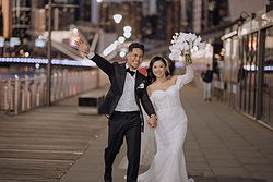 Aerial South Wharf Weddings