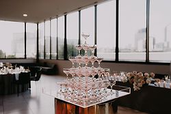 Aerial South Wharf Weddings