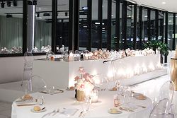 Aerial South Wharf Weddings