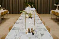 Elegant Table Setup Brisbane Wedding - The Calile Hotel at Real Weddings