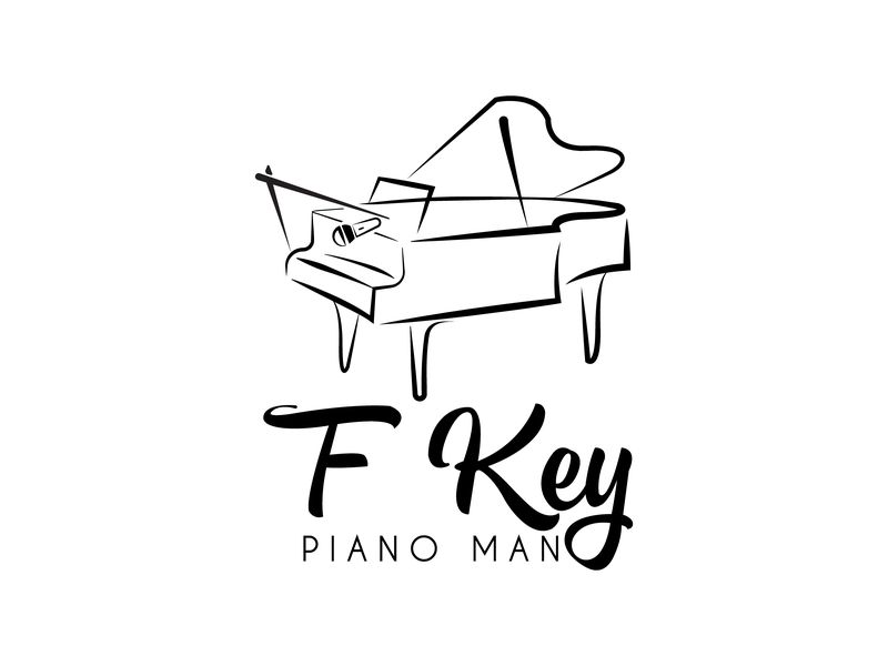 F Key Piano Man