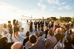 Wedding Ceremony Melbourne - Harbour Room at Real Weddings