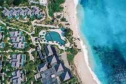 Jumeirah Bali Aerial Shot Beach & Rsort