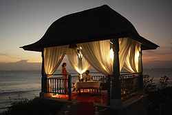 Jumeirah Bali Mantra Pavilion Romantic Dinner