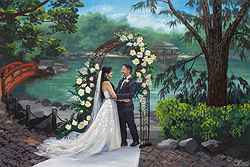 Live Wedding Painting